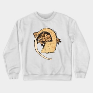 Grayson Line, Large Crested Gecko - Jackie Crewneck Sweatshirt